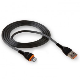 Кабель USB "WALKER" C565 для Apple (3.1А), черный