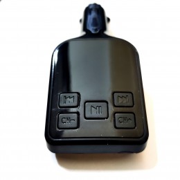 Авто FM модулятор FM-SM-01 USB/SD micro/AUX/дисплей/пульт + USB выход на зарядку